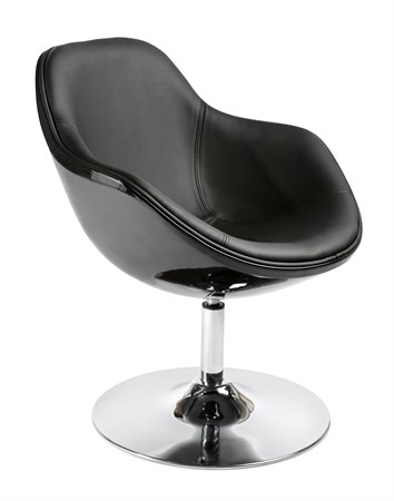 Armchair, Palermo, swivel, black/black